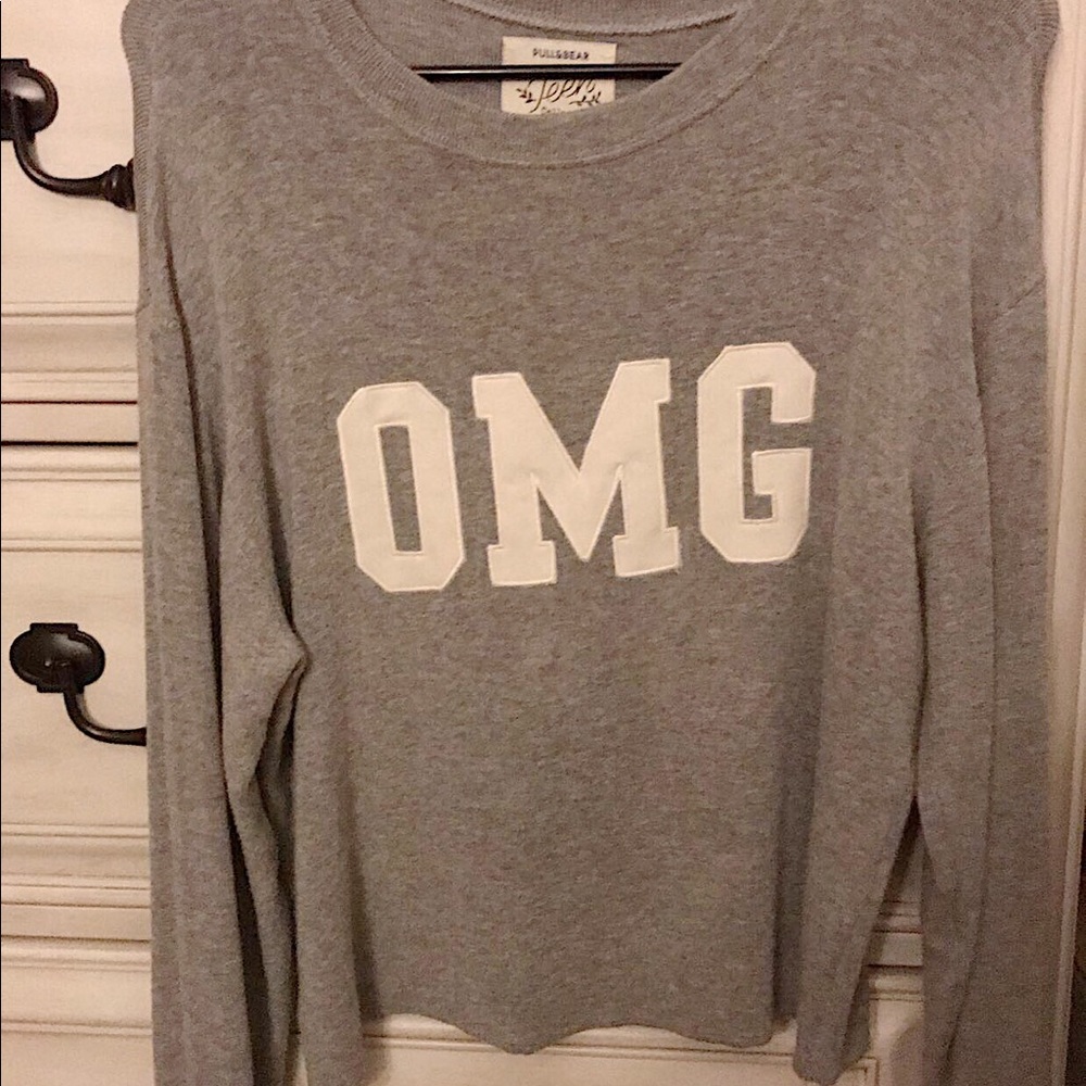 super soft “OMG” sweater